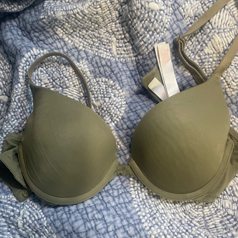 Olive Green Bra